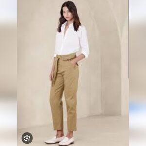 New BR Utility Tie Waist Pants